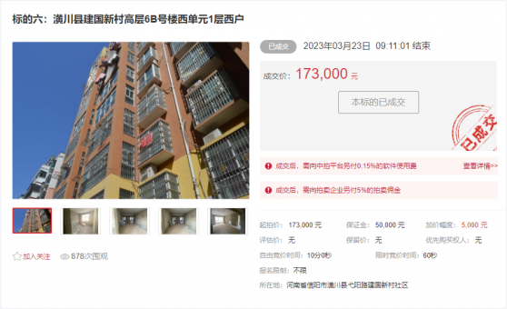 潢川縣建國新村房屋處置拍賣會(huì)